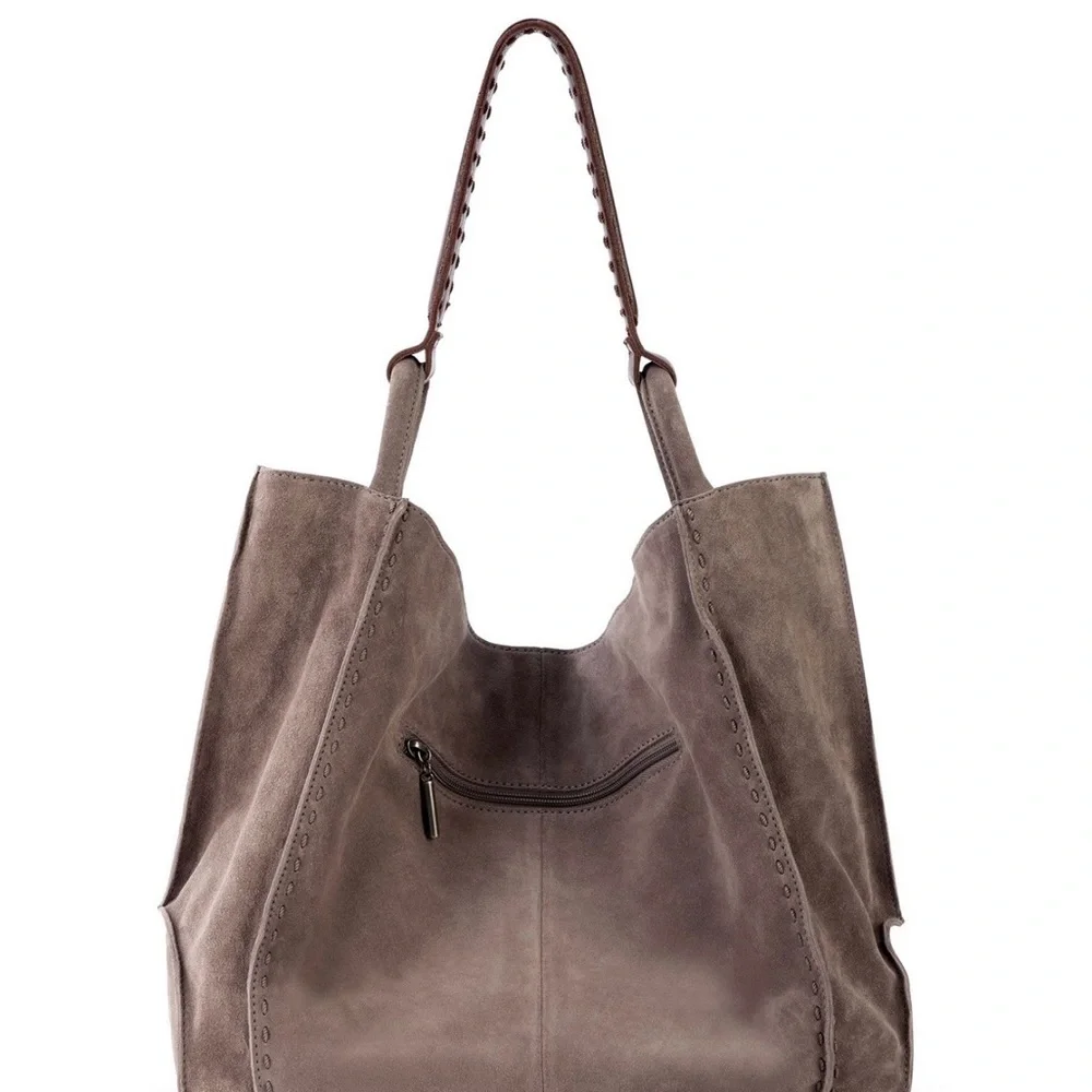 The Sak Taupe Suede Tote Bag - Picture 2 of 4